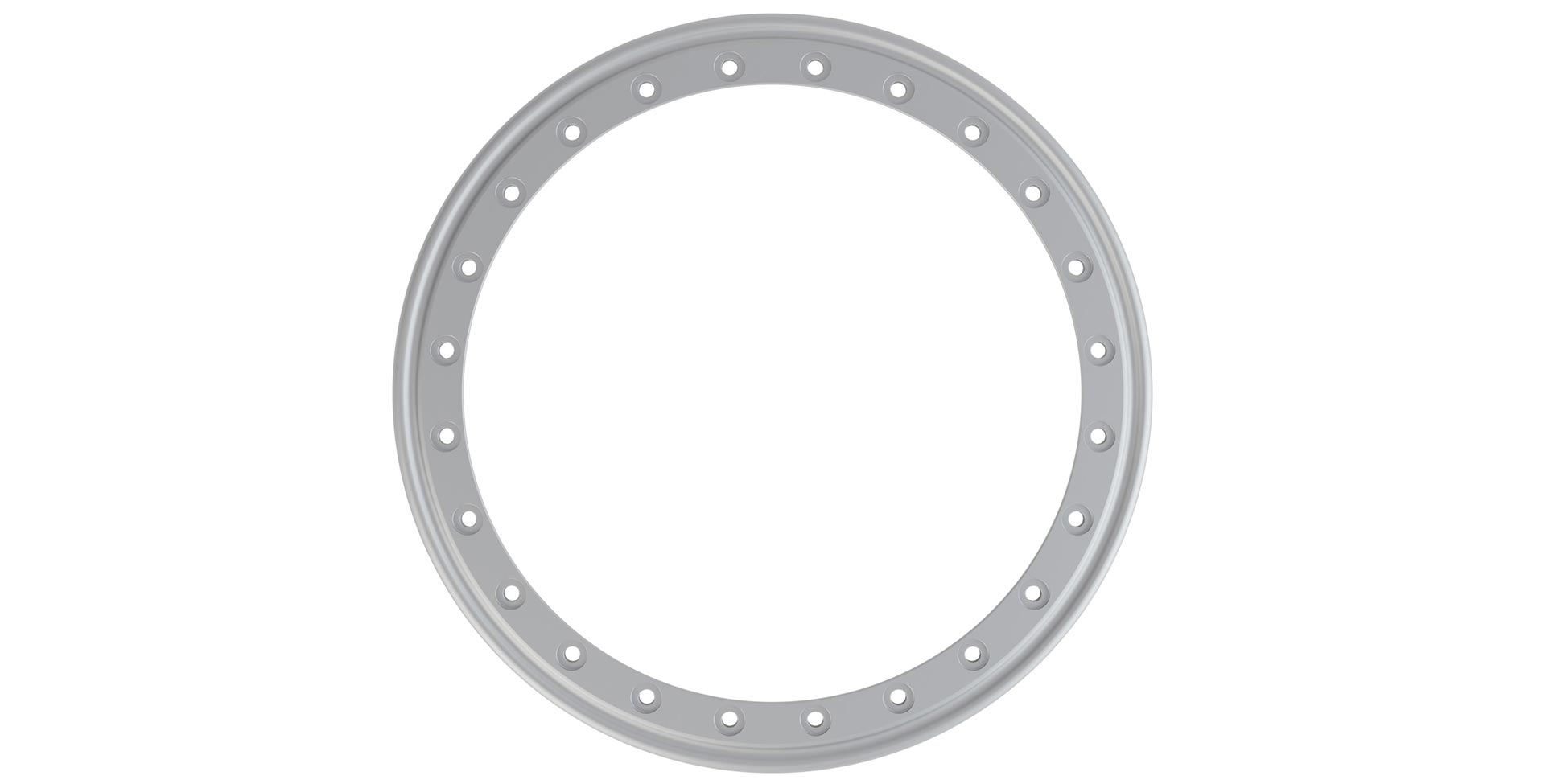 Metallic ring with multiple holes on a white background | Silver Protection Ring