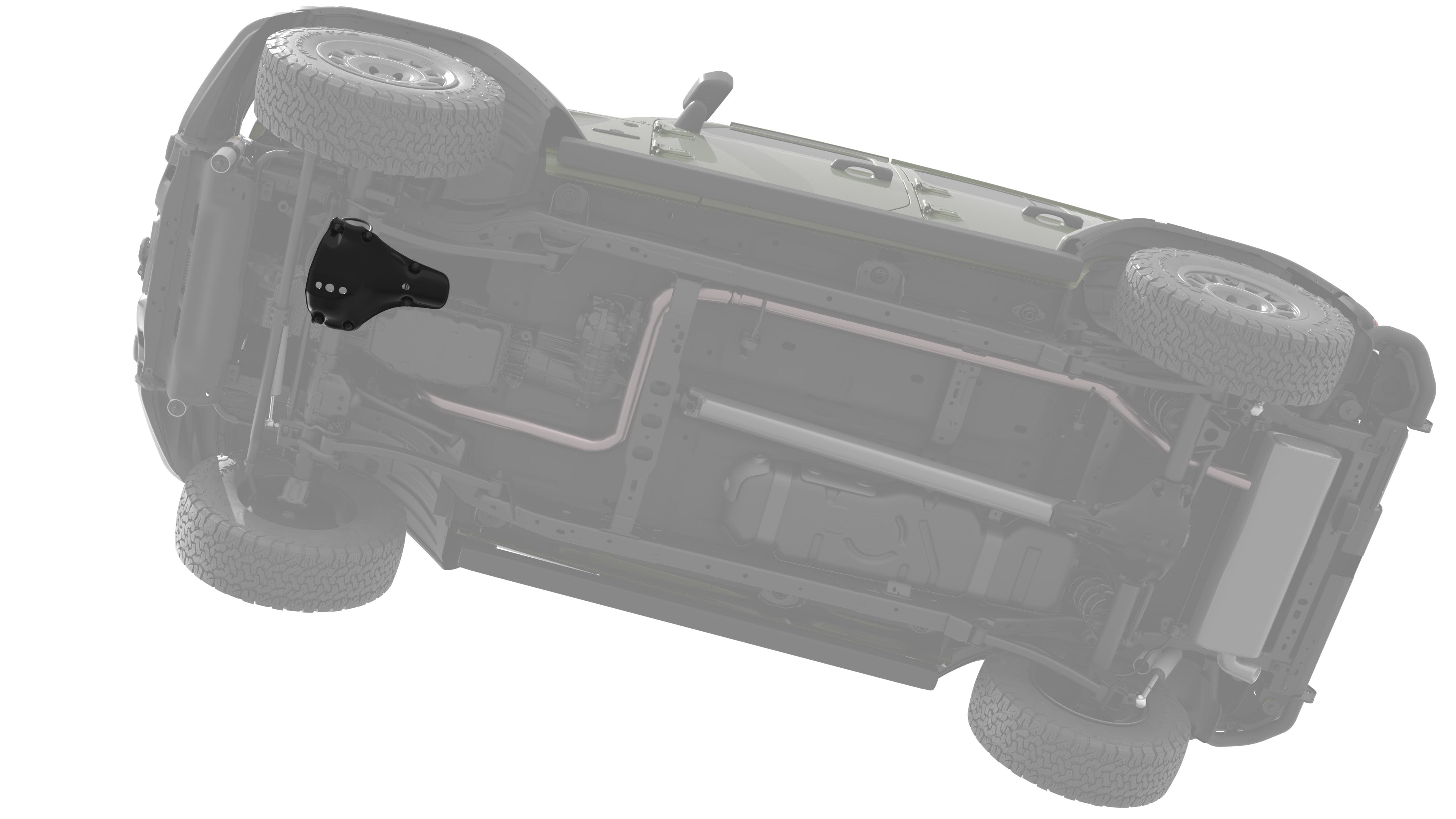 AEV Front Differential Skid Plate for JL Wrangler and JT Gladiator