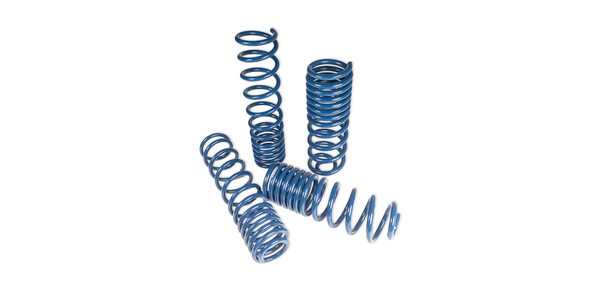 Blue springs on a white background | AEV 4.5" High Capacity Coil Springs
