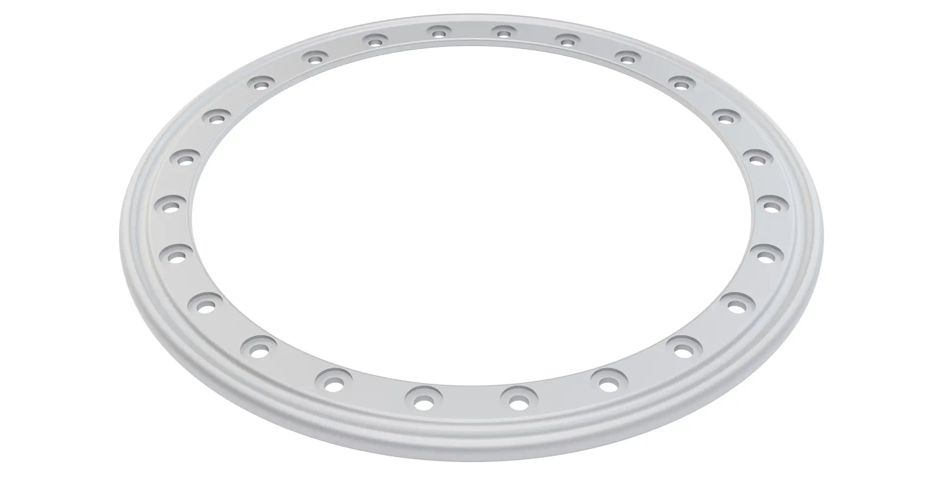 Metallic ring with multiple holes on a white background | Silver Protection Ring