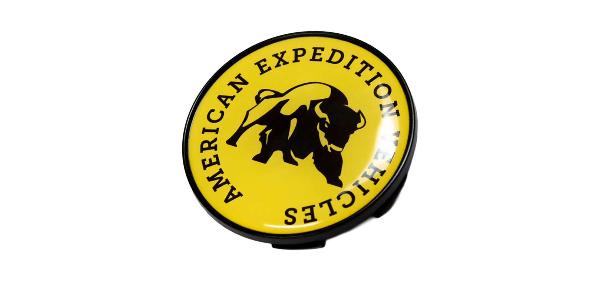 AEV Large Bore Logo Center Cap - Yellow