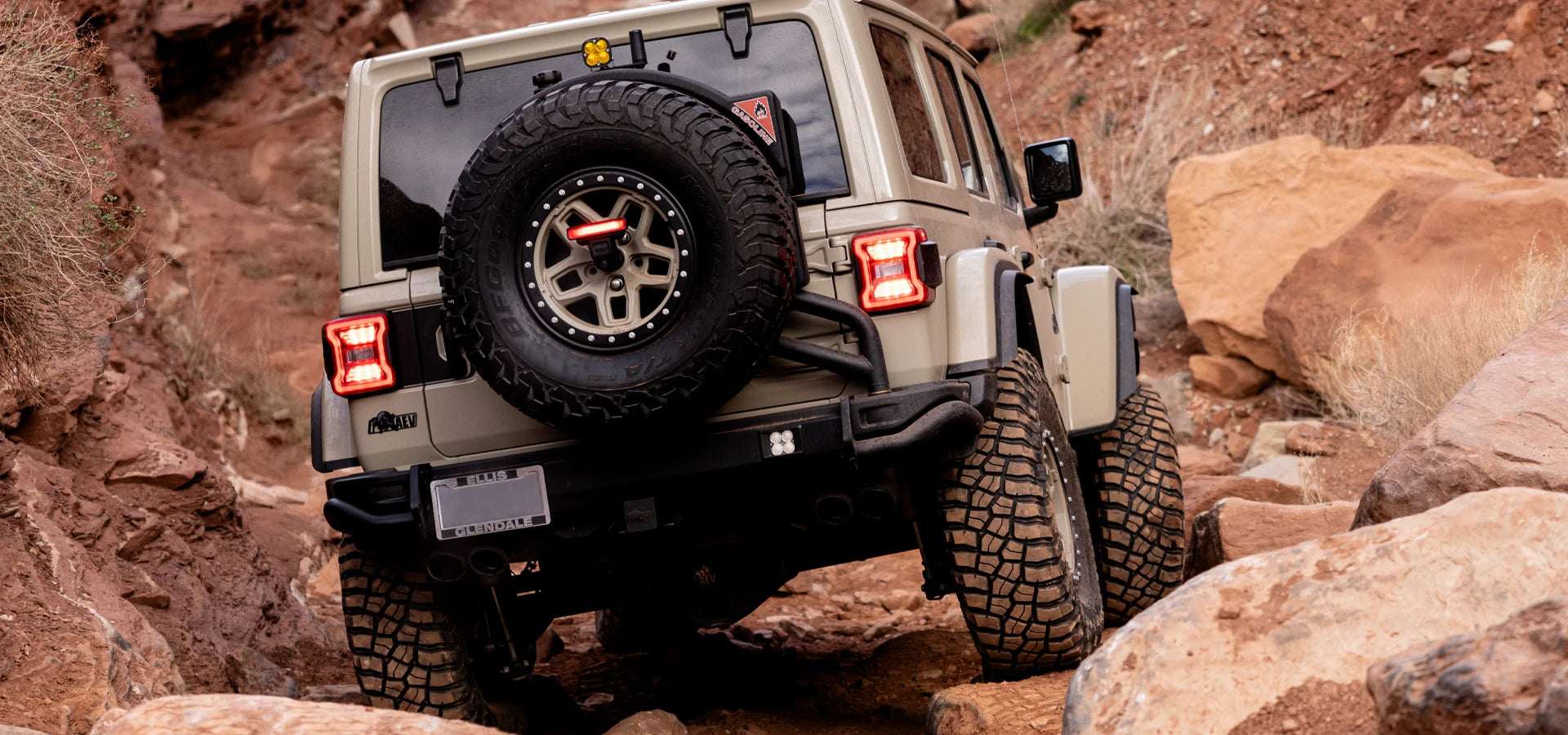 AEV Rear Bumper Auxiliary Light Bracket