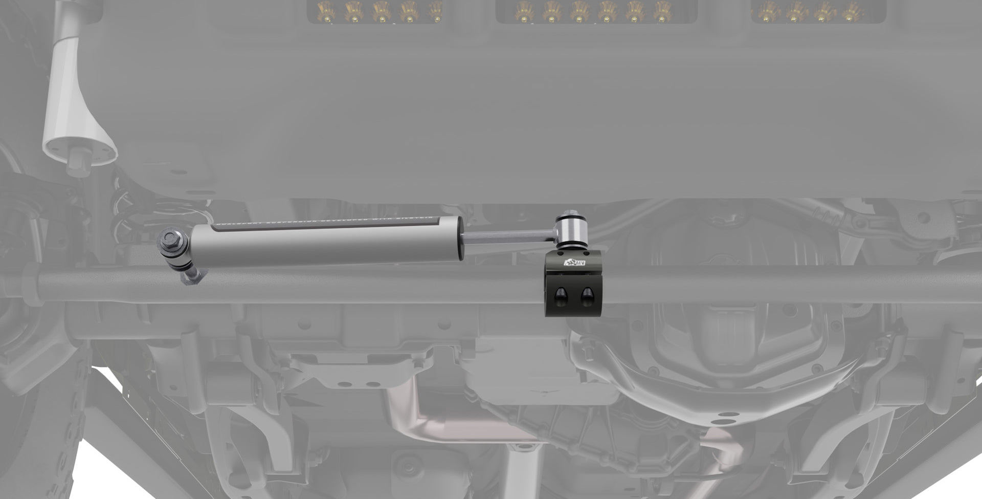 AEV Steering Damper Relocation Kit for JL Wrangler and JT Gladiator