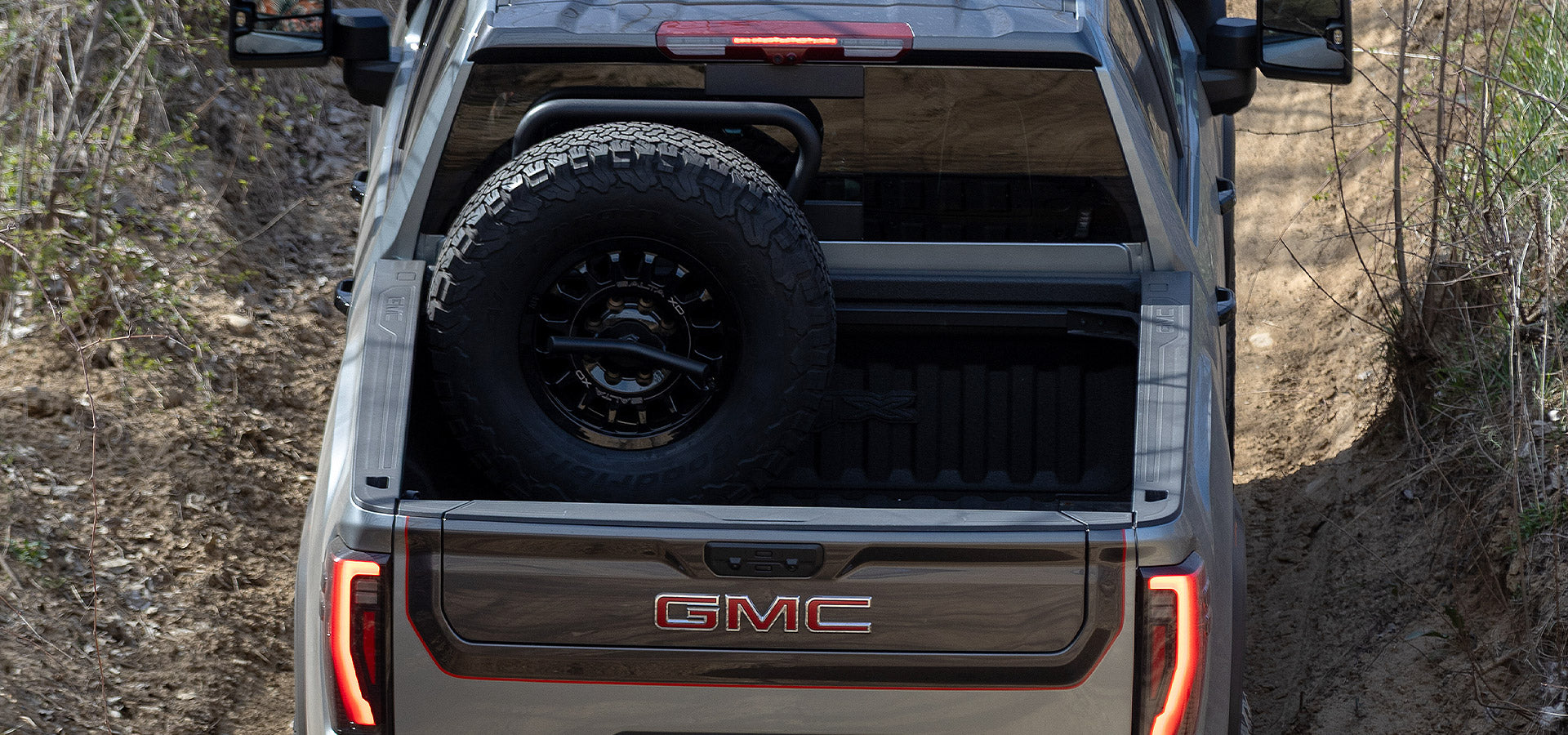 AEV Vertical Tire Mount for 2020+ Chevrolet Silverado HD and GMC Sierra HD