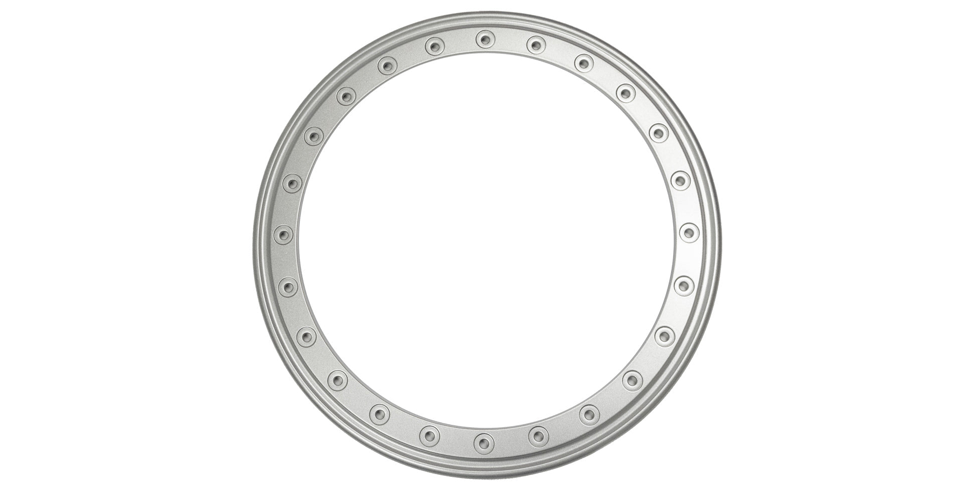 Metallic circular component with multiple holes on a white background | Silver Protection Ring
