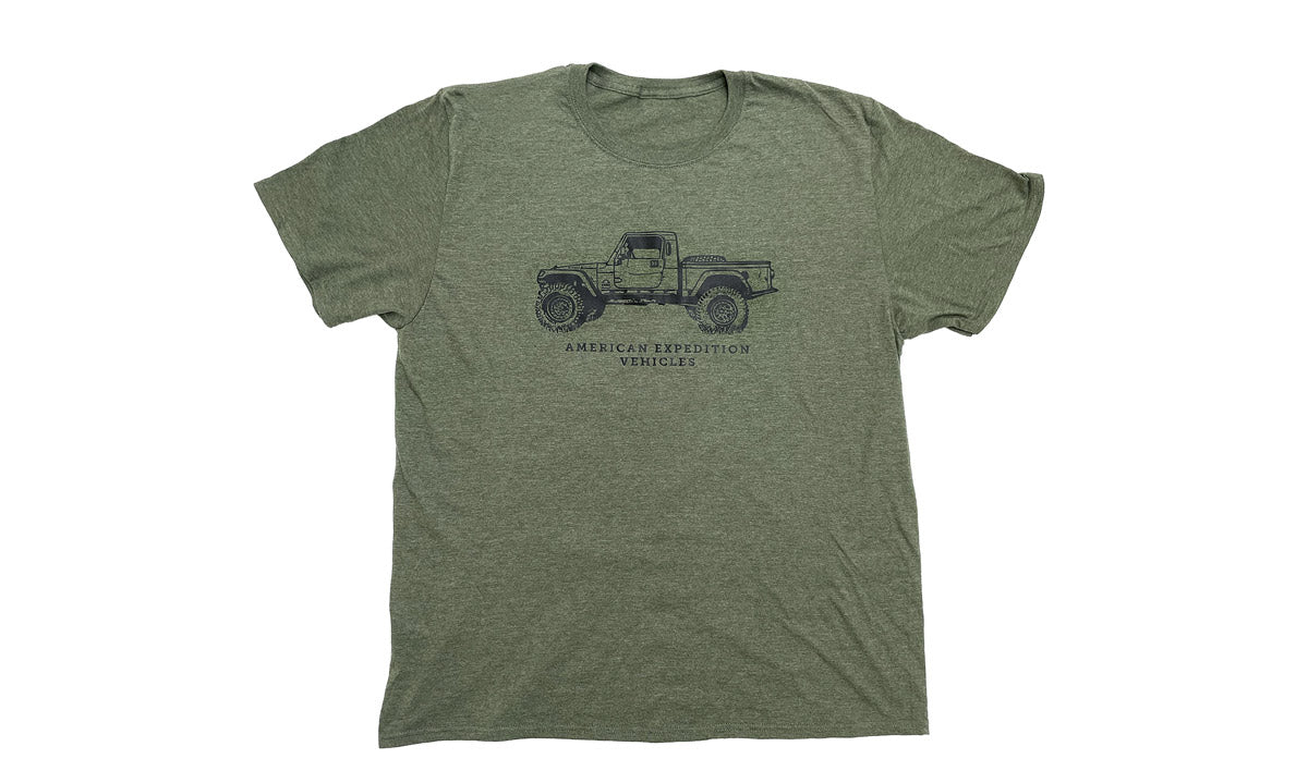 AEV BRUTE MILITARY GREEN T-SHIRT