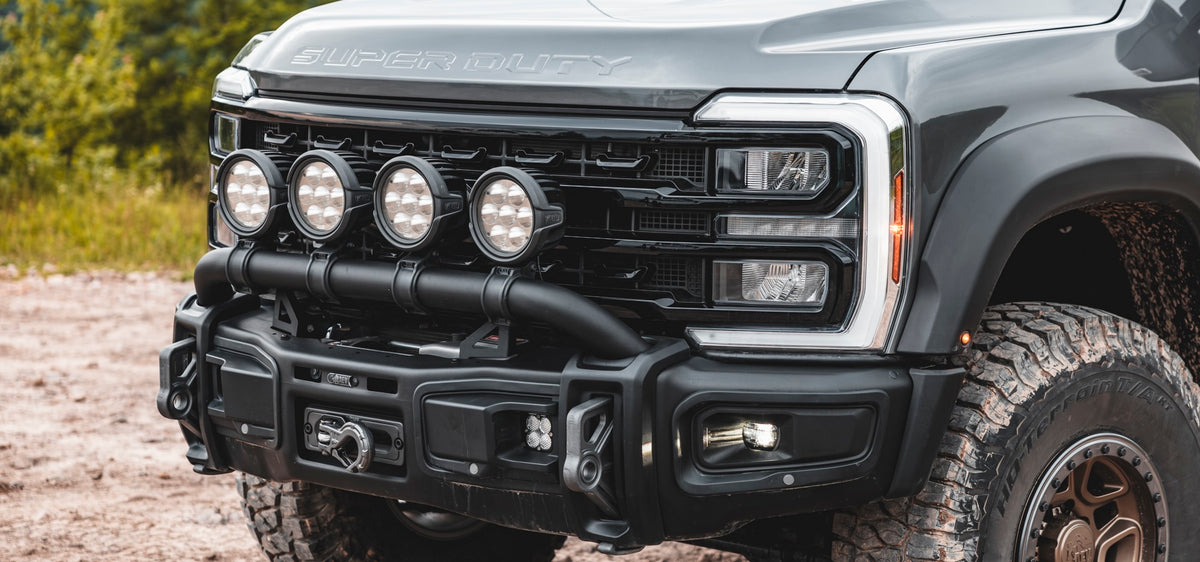 AEV Low Tube Light & Accessory Mount Kit for Ram HD and Ford Super Duty
