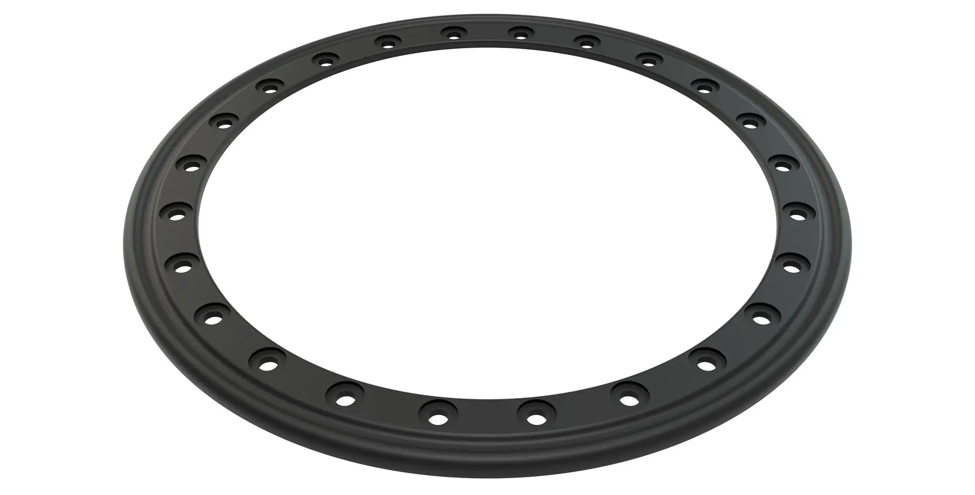 Black circular mechanical component on a white background | Satin Black Protection Ring