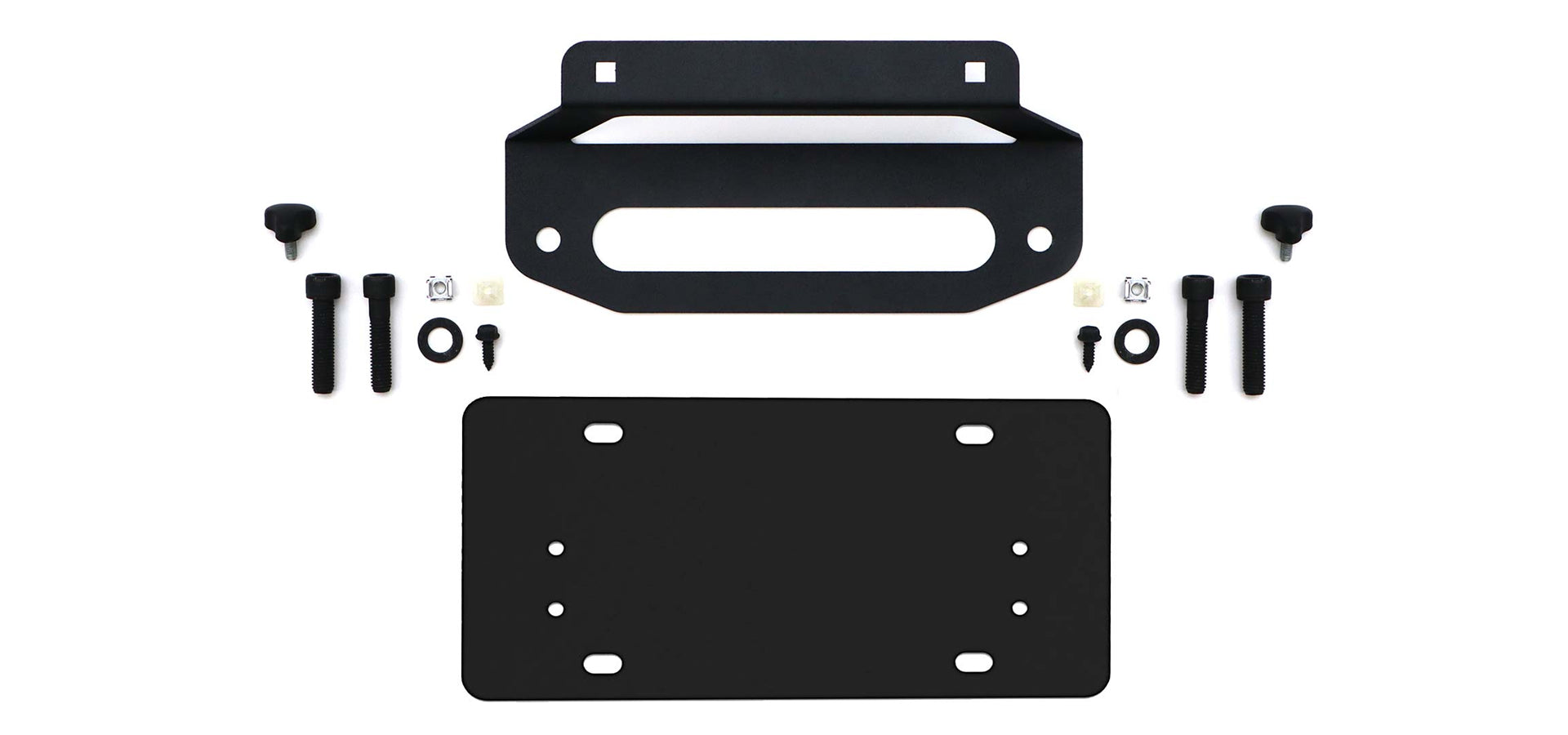 AEV Ram HD Hawse Fairlead License Plate Bracket
