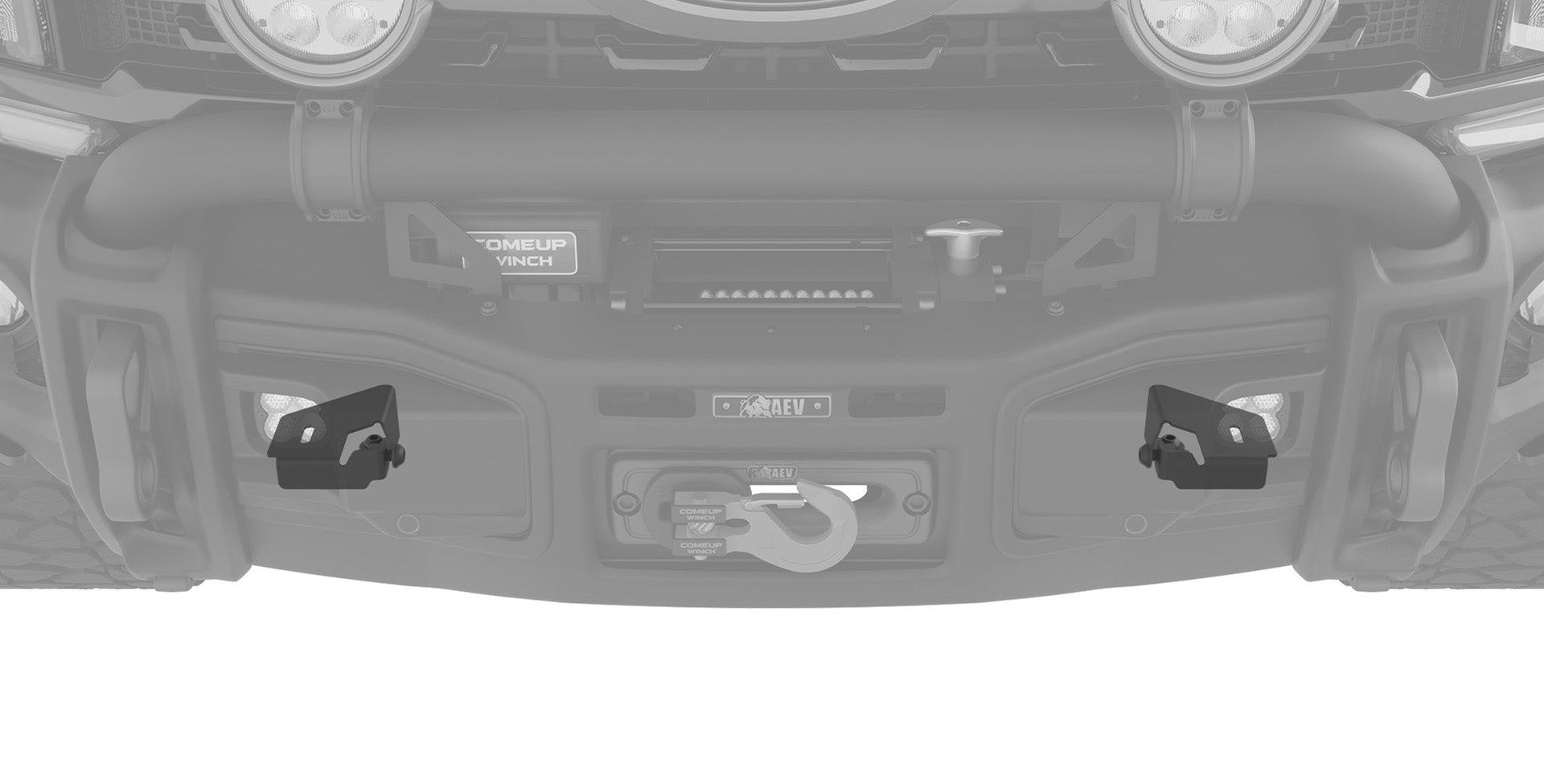 Front Bumper Auxiliary Light Mounting Kit for 2023+ Super Duty