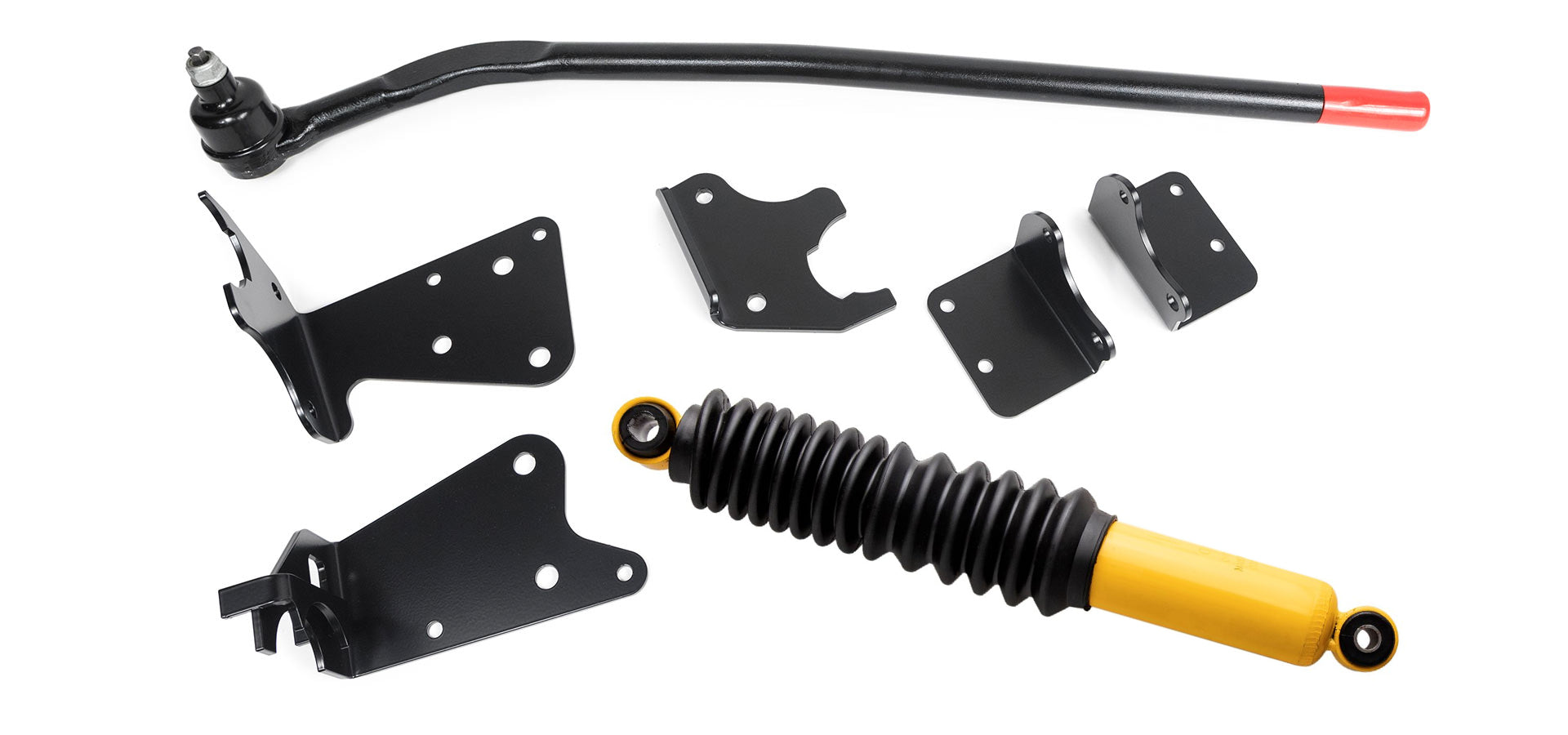 AEV High Steer Kit for JK Wrangler with Drag Link and Steering Damper