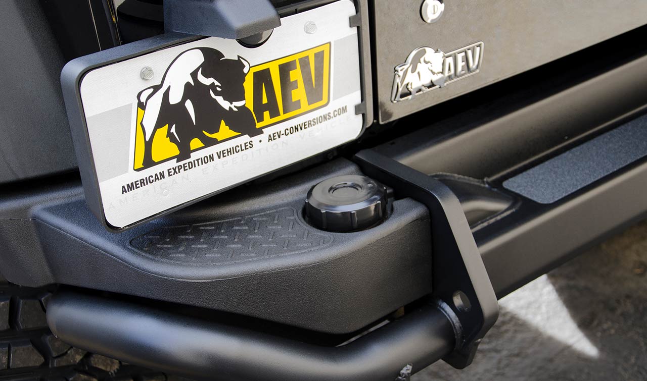 AEV Rear Bumper Replacement Black Cap