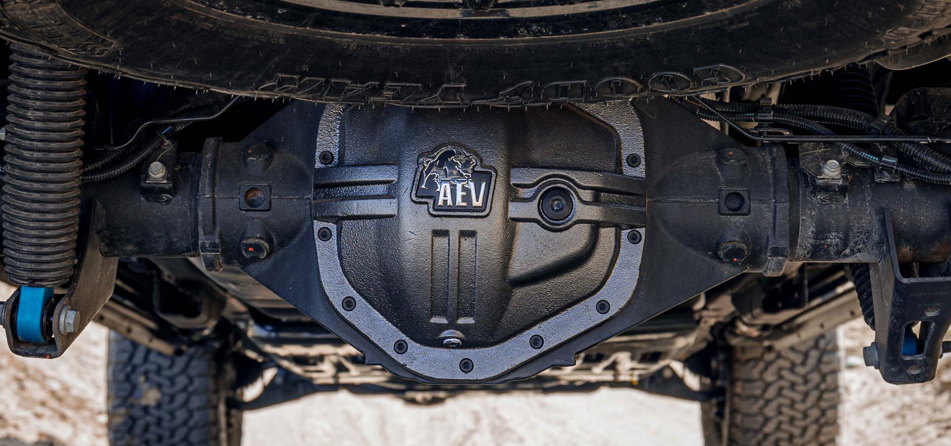 AEV Rear Differential Cover for 2020+ Chevrolet Silverado HD and GMC Sierra HD 1