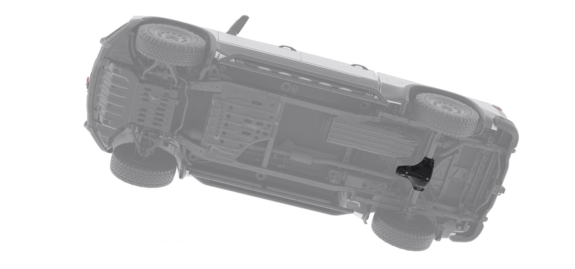 AEV Rear Differential Skid Plate for 2019+ Chevrolet Silverado 1500 and GMC Sierra 1500 4