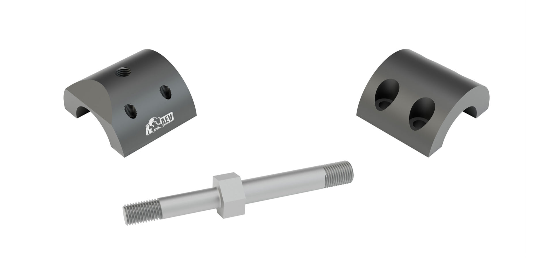 AEV Steering Damper Relocation Kit for JL Wrangler and JT Gladiator