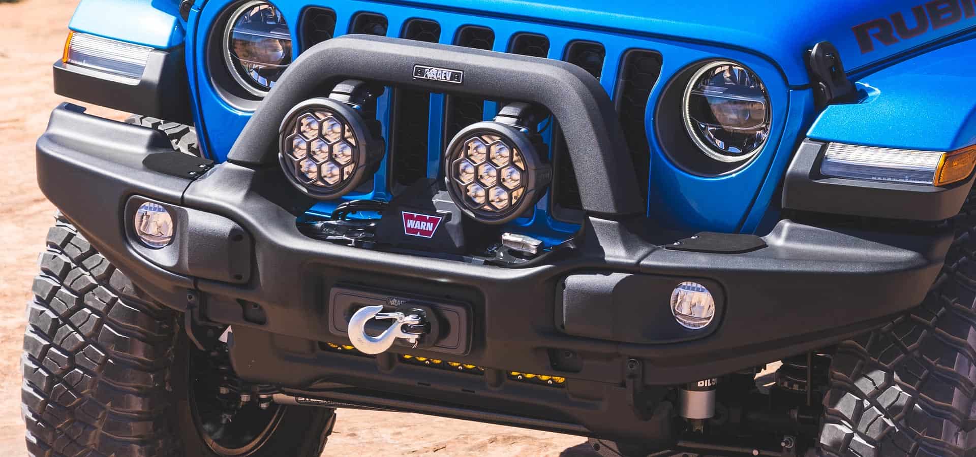 AEV EX Front Bumper for Jeep Wrangler JL & Gladiator JT, OEM