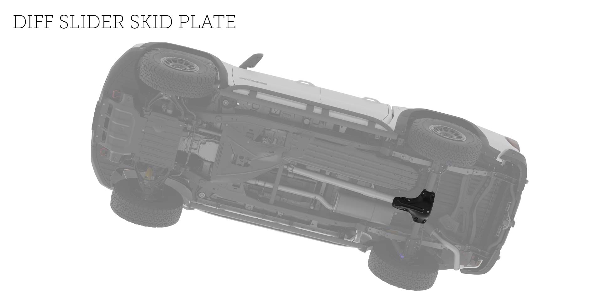 AEV Rear Differential Skid Plate for 2023+ Chevrolet Colorado