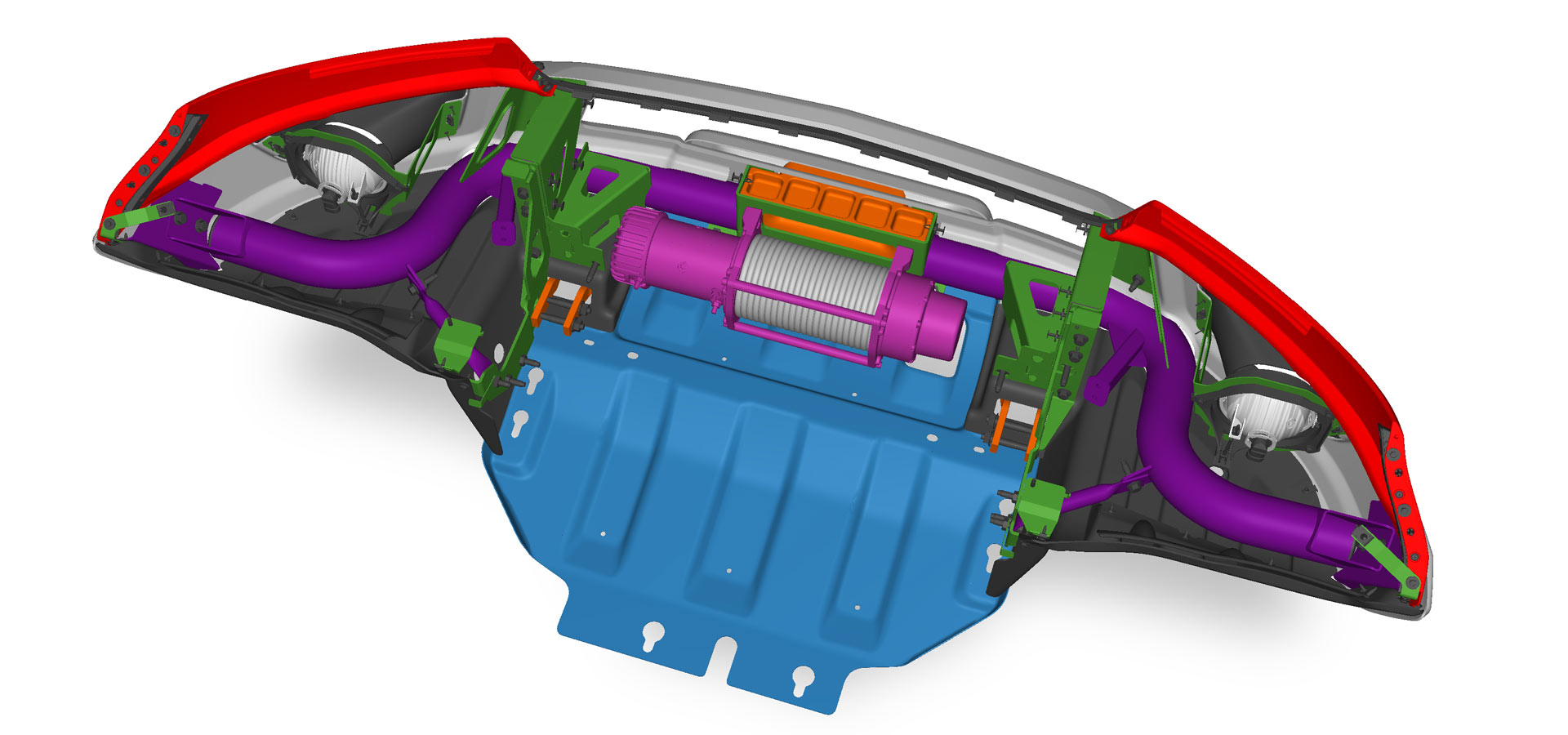 AEV 2015-2022 Chevy Colorado ZR2 Bison Front Bumper