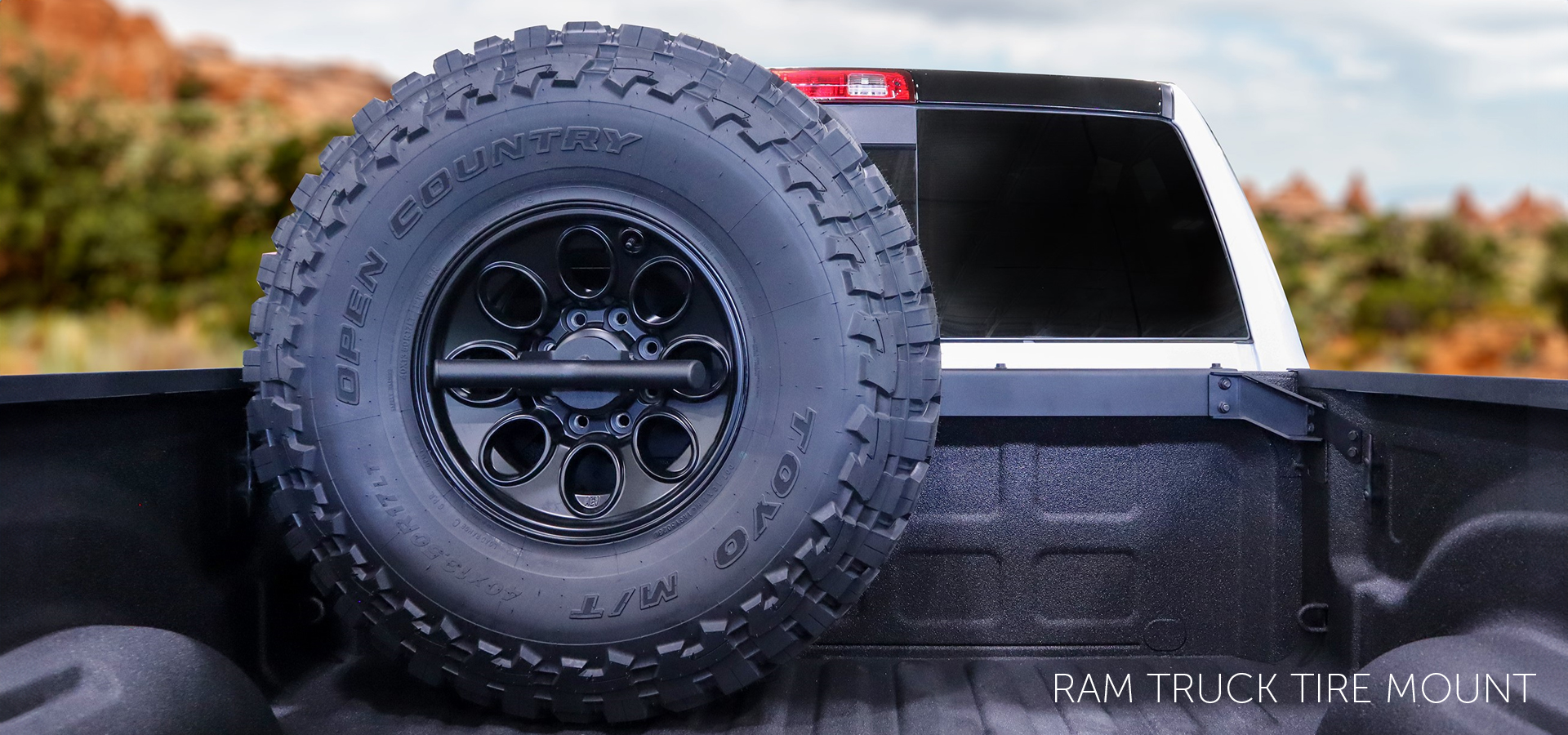 Ram Truck Vertical Tire Mount