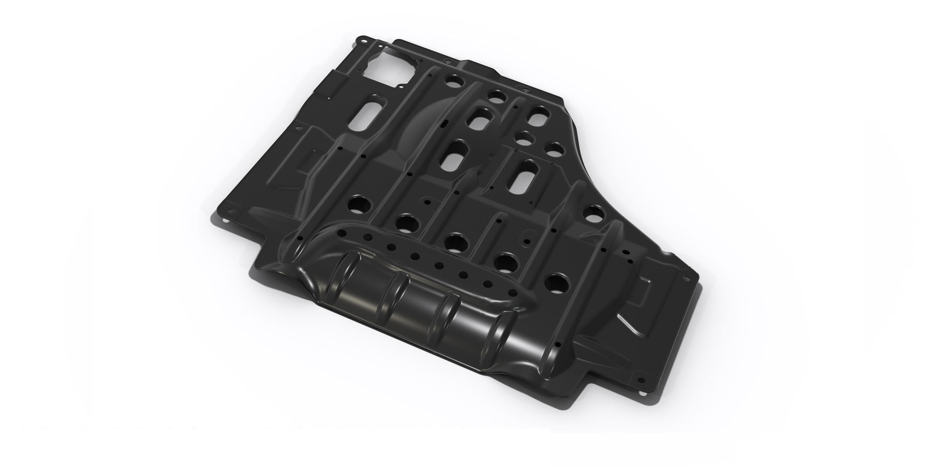 AEV Transfer Case Skid Plate for 2019+ Chevrolet Silverado 1500 and GMC Sierra 1500 2