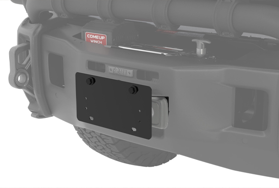 AEV Ram HD Hawse Fairlead and License Plate Bracket Now Available